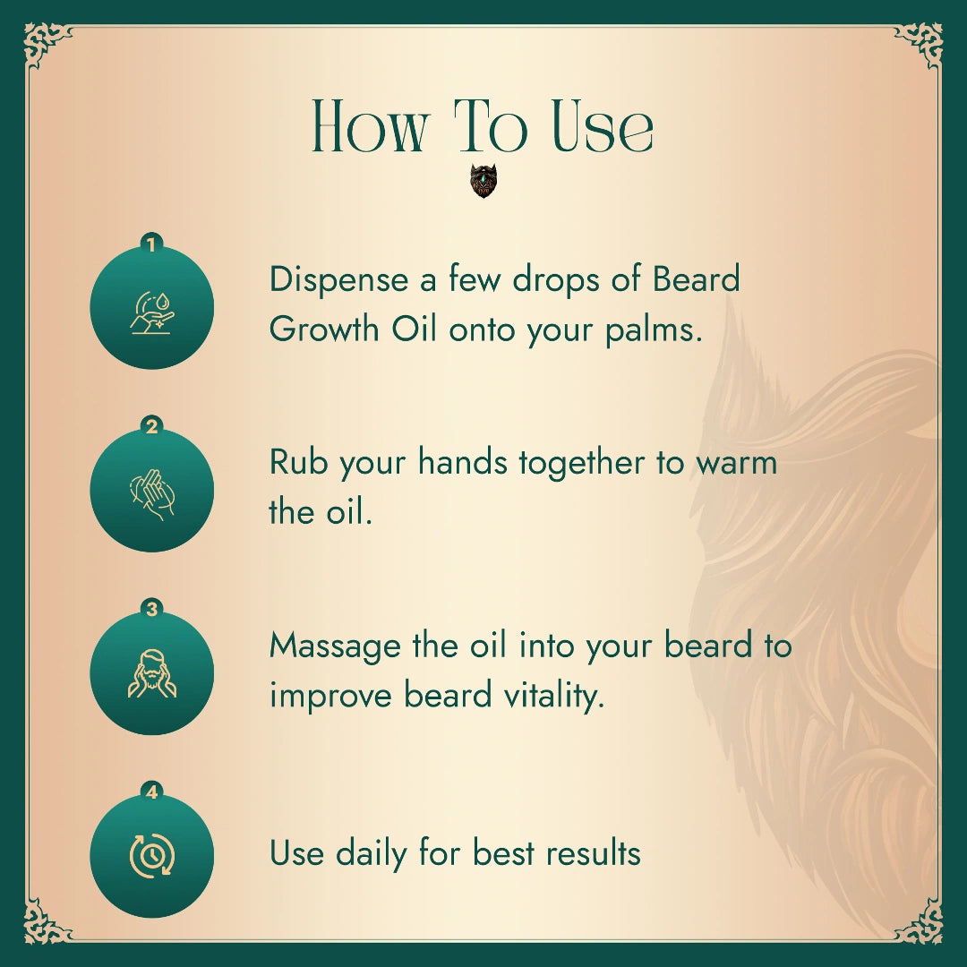 HowtouseBeardGrowthOil